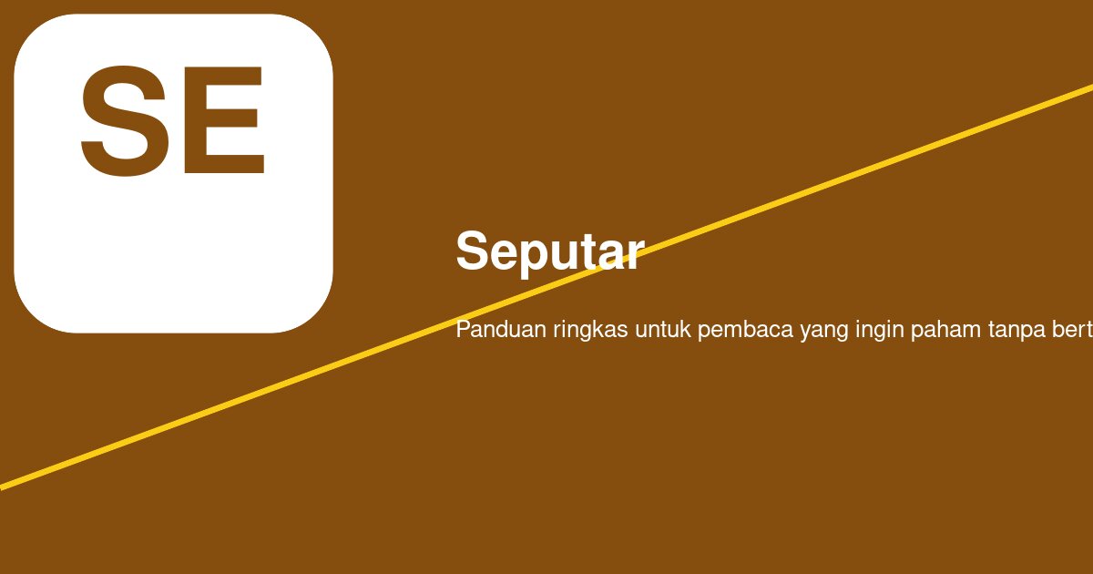 Ilustrasi seseorang melihat ponsel sambil memegang secangkir kopi di meja kayu